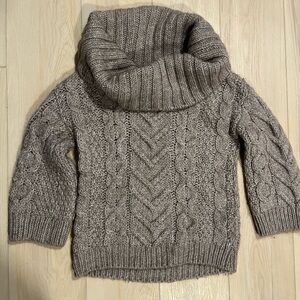 Benetton Alpaca-Blend Cable Knit Sweater